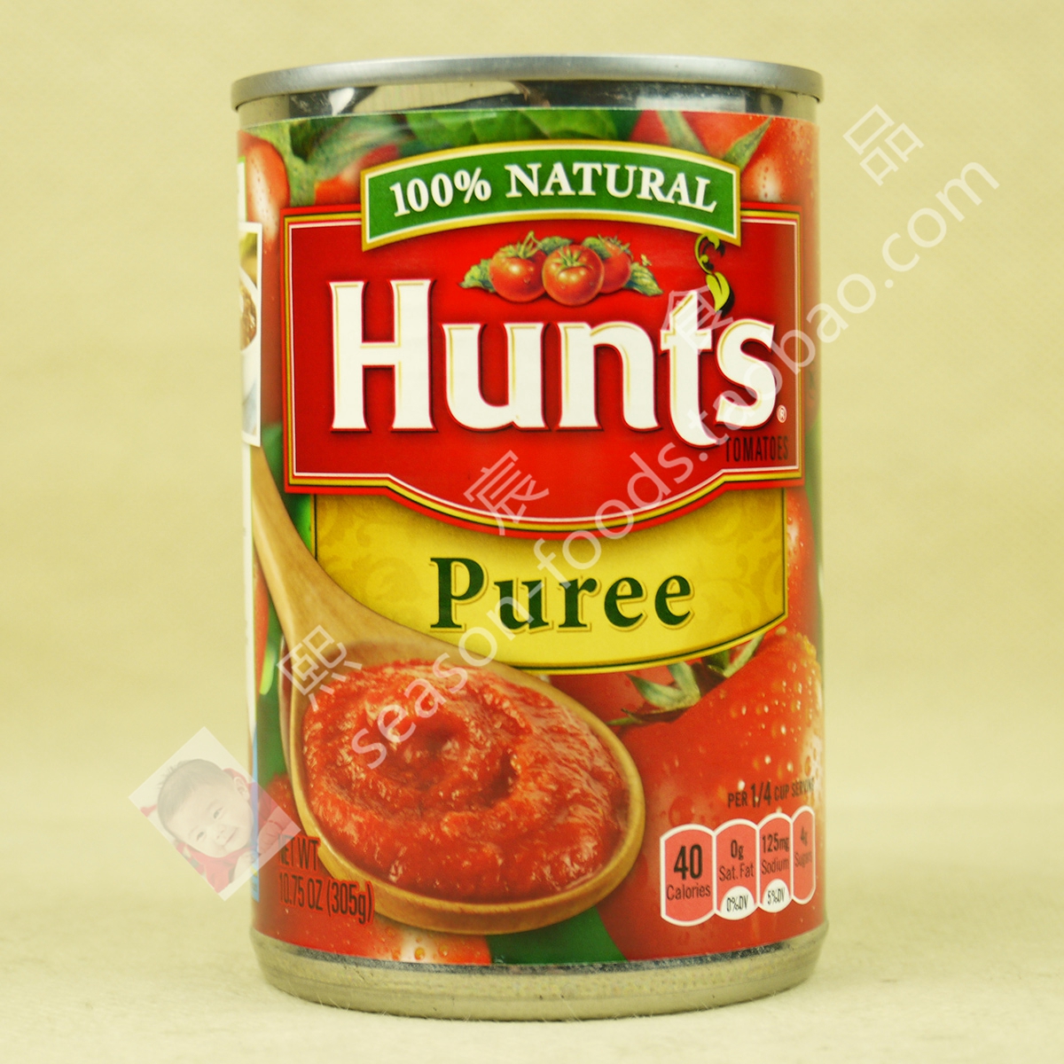 hunts puree tomato 汉斯 番茄蓉 305g 番茄膏浓缩番茄酱