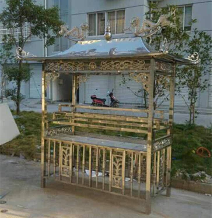 厂家直销寺庙长方形不锈钢蜡烛台 寺院景区祠堂蜡烛架