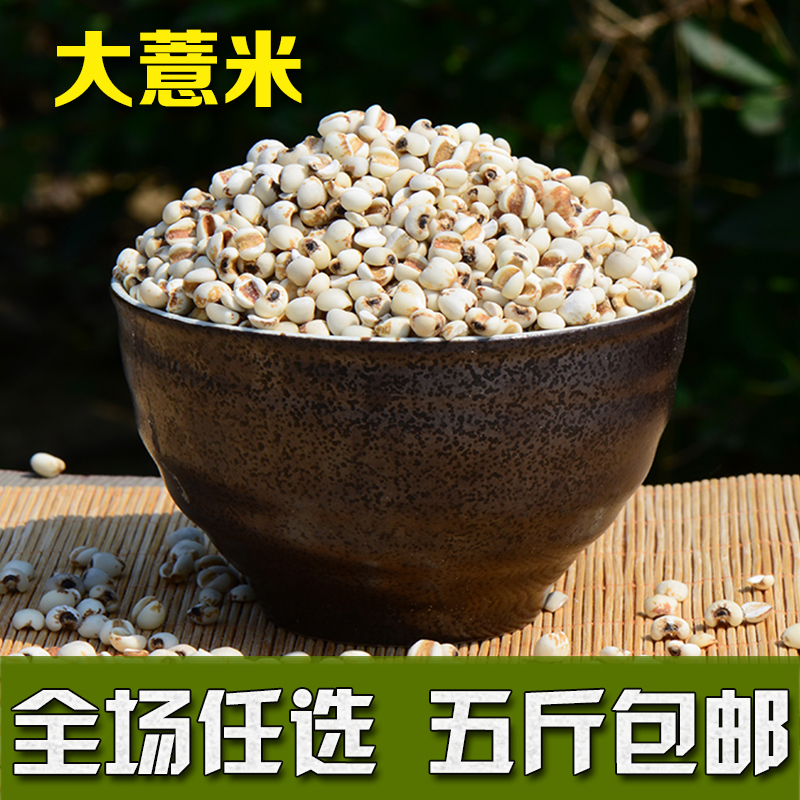 薏米 浦城薏米 精选薏米仁 大薏米 米仁 薏米 农家杂粮苡仁米250g