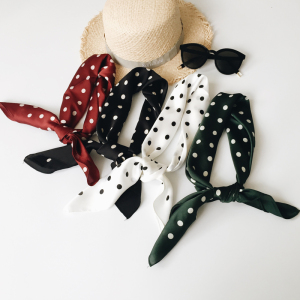 赫本风复古小围巾