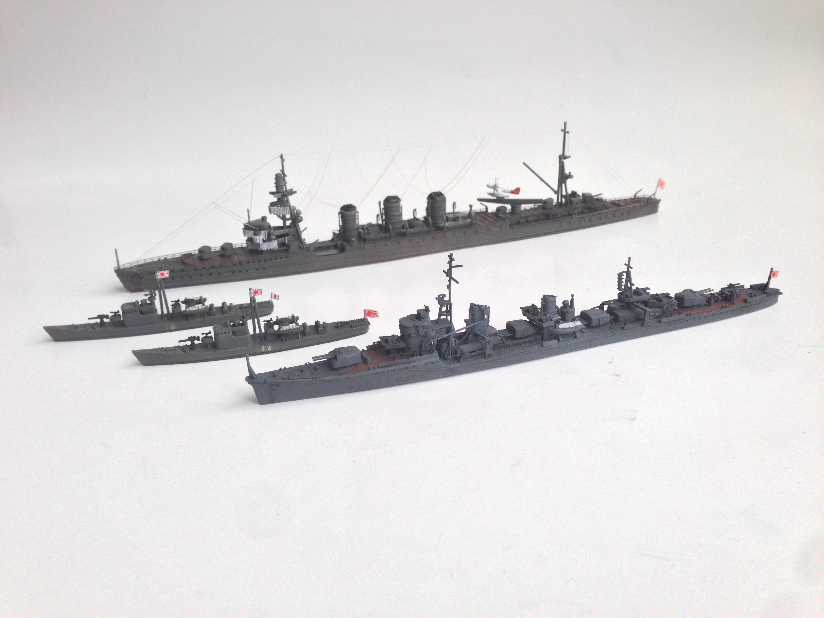1/700二战日本海军祥瑞雪风号驱逐舰模型 舰娘 战舰世界模型代工