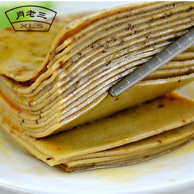 四川特产豆干遂宁肖老三豆腐干麻辣五香千层豆腐皮10袋可包邮