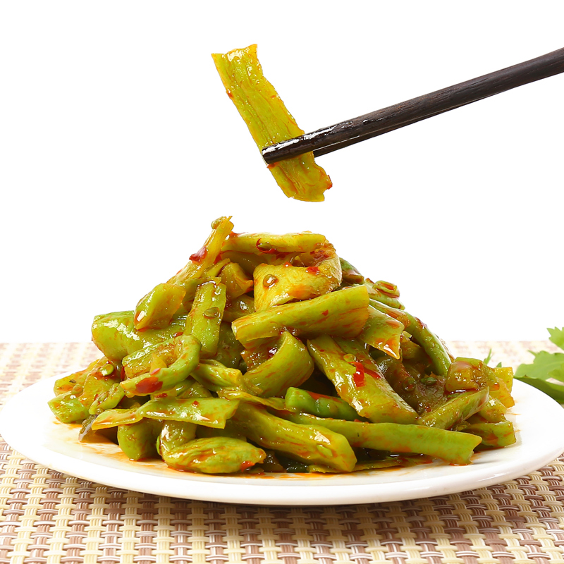 香辣翡翠条非麻辣贡菜咸菜萝卜条腌制下饭菜萝