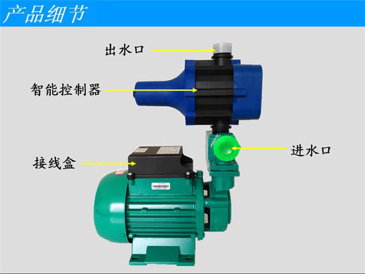 广东凌霄自吸泵1zdb35 45 65型220v家用增压泵 清水泵
