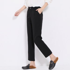 秋冬阔腿九分裤