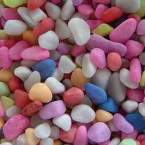 头白石水晶泥鱼缸石子彩石海绵宝宝水培鱼缸装