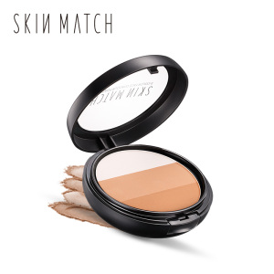 极密三色修容粉 