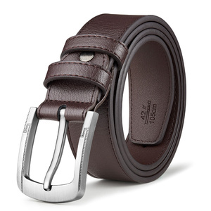 洛瑞世家青年牛皮休闲腰带
