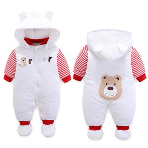 冬季婴儿连体哈衣