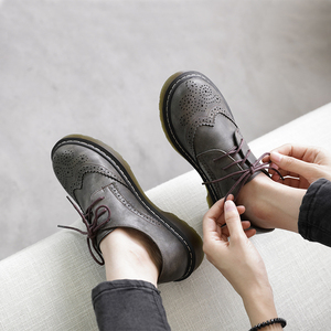 复古英伦风布洛克鞋