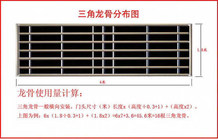 户外三角龙骨 倒钩防风型 三维扣板 抗9级台风 用着安心 招牌专用