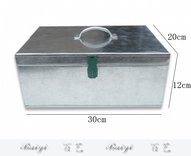 不锈钢手提工具箱子304箱盒子手提工具收纳/存钱箱多用途箱子定做