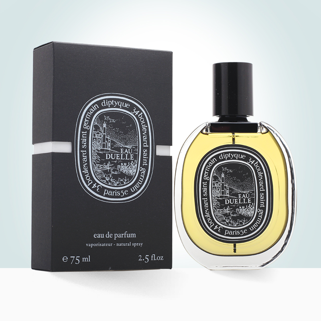 diptyque蒂普提克香草eau duelle中性香水75ml淡香精正品持久