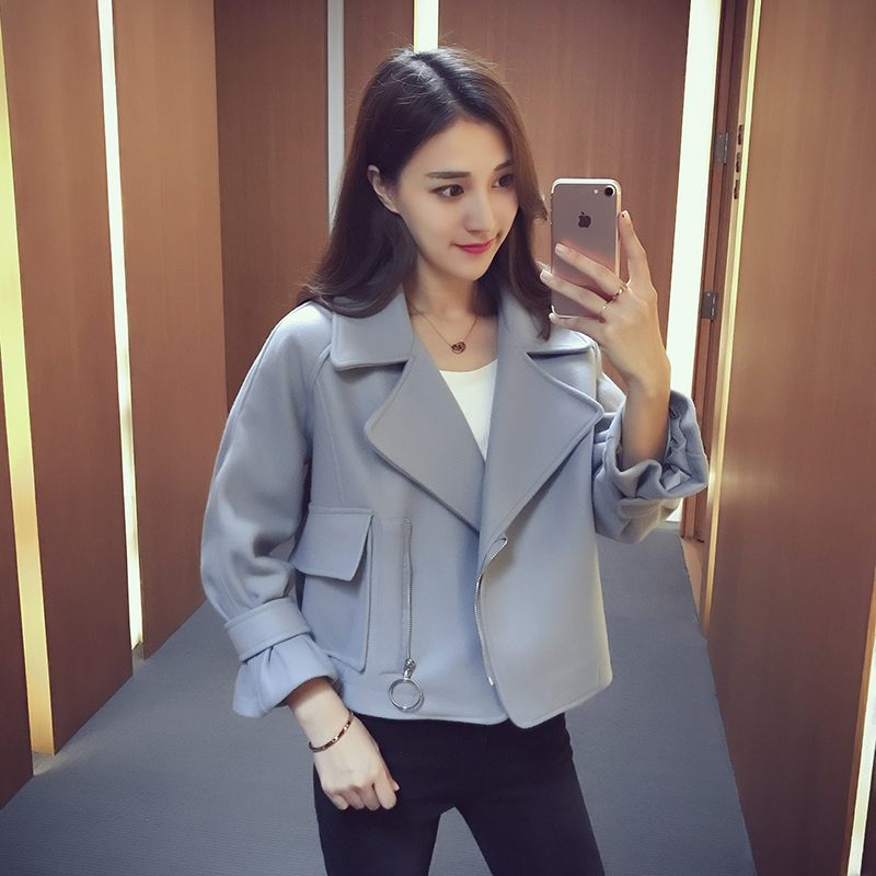 短外套女秋冬_特价|包邮_风衣女外套秋冬,毛呢