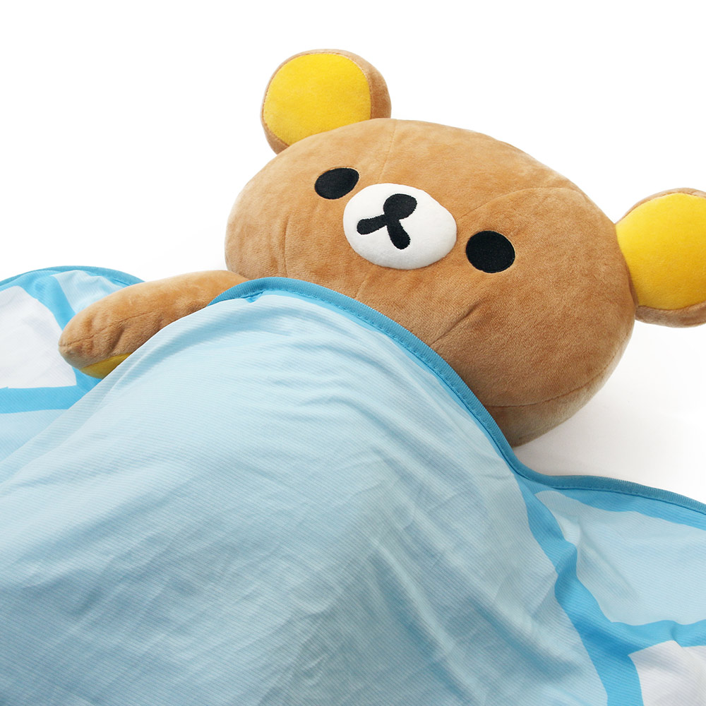 ss[国内现货]轻松熊全身造型坐姿造型冷面材质毯冷气毯婴儿毯