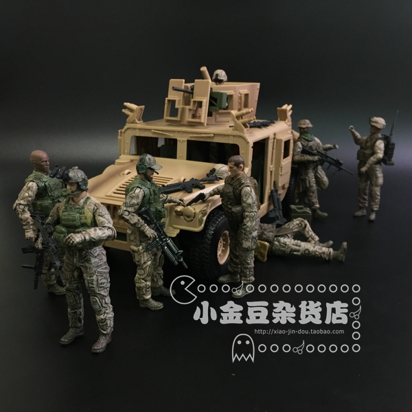 bbi3.75寸可动兵人gijoe1:18军事人偶特种部队载具模型玩具军人船