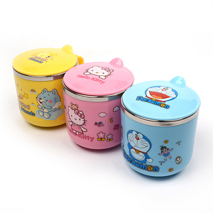 韩式304不锈钢儿童水杯