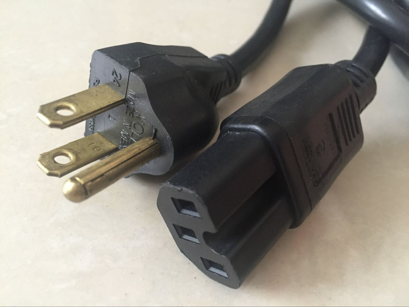 进口豪利仕volex电源线 功放电脑 美标发烧纯铜电源线 16awg