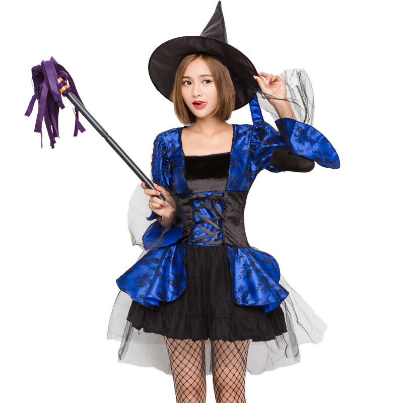 万圣节服装化妆舞会成人巫婆角色扮演服饰cosplay女巫