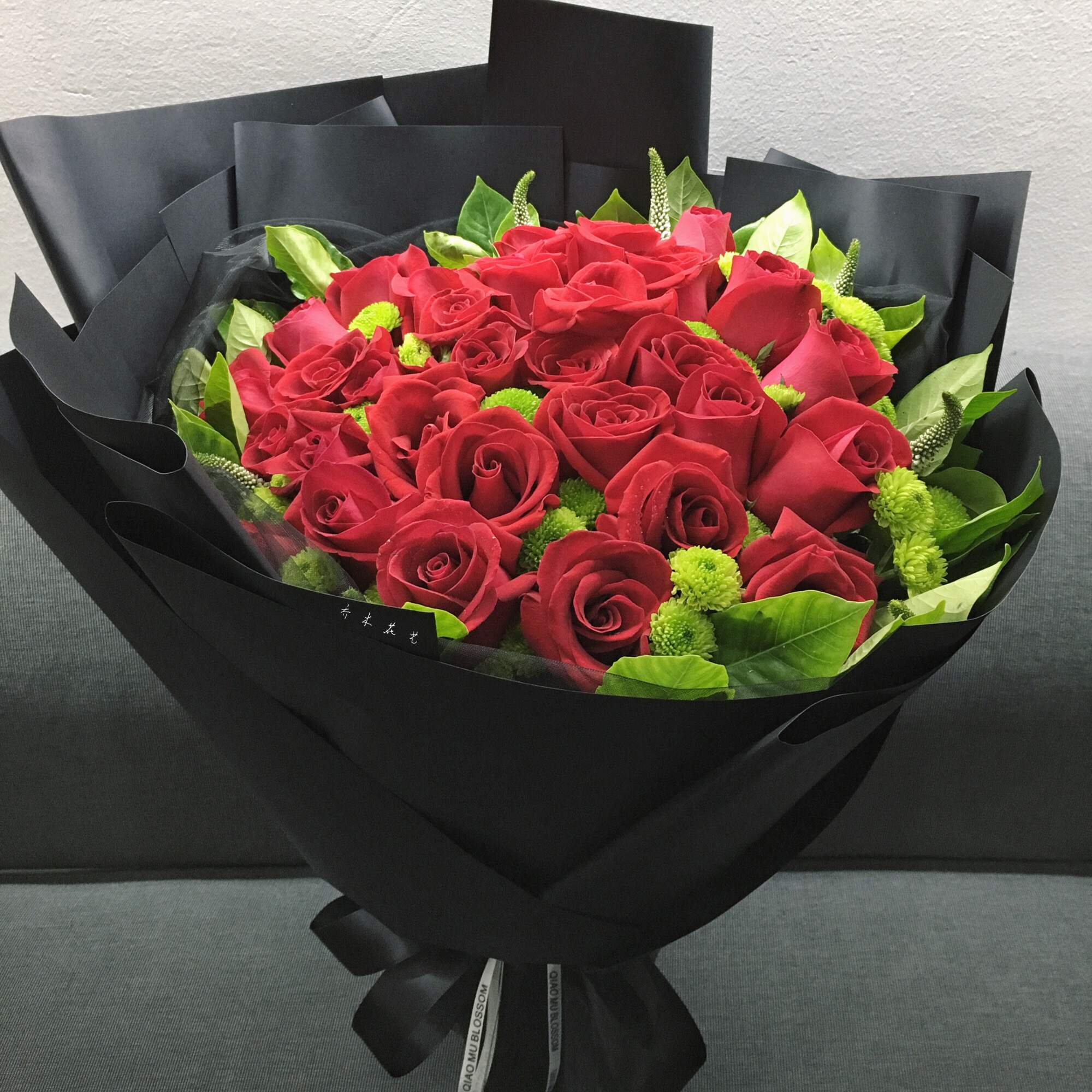 11朵19朵33朵52朵99红玫瑰花束杭州滨江区花店生日结婚纪念日礼物