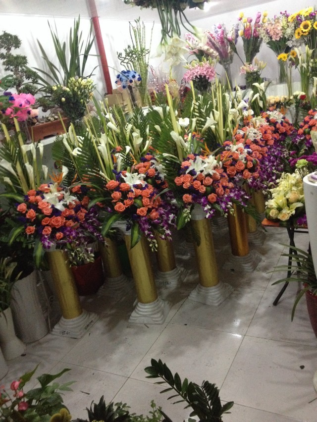 杭州开业花蓝杭州鲜花九堡花束下沙鲜花店开业罗马柱新店开张花篮