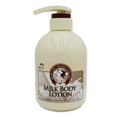 包邮韩国进口 所望/花之使者 牛奶润肤乳液/身体乳500ml 美白滋润