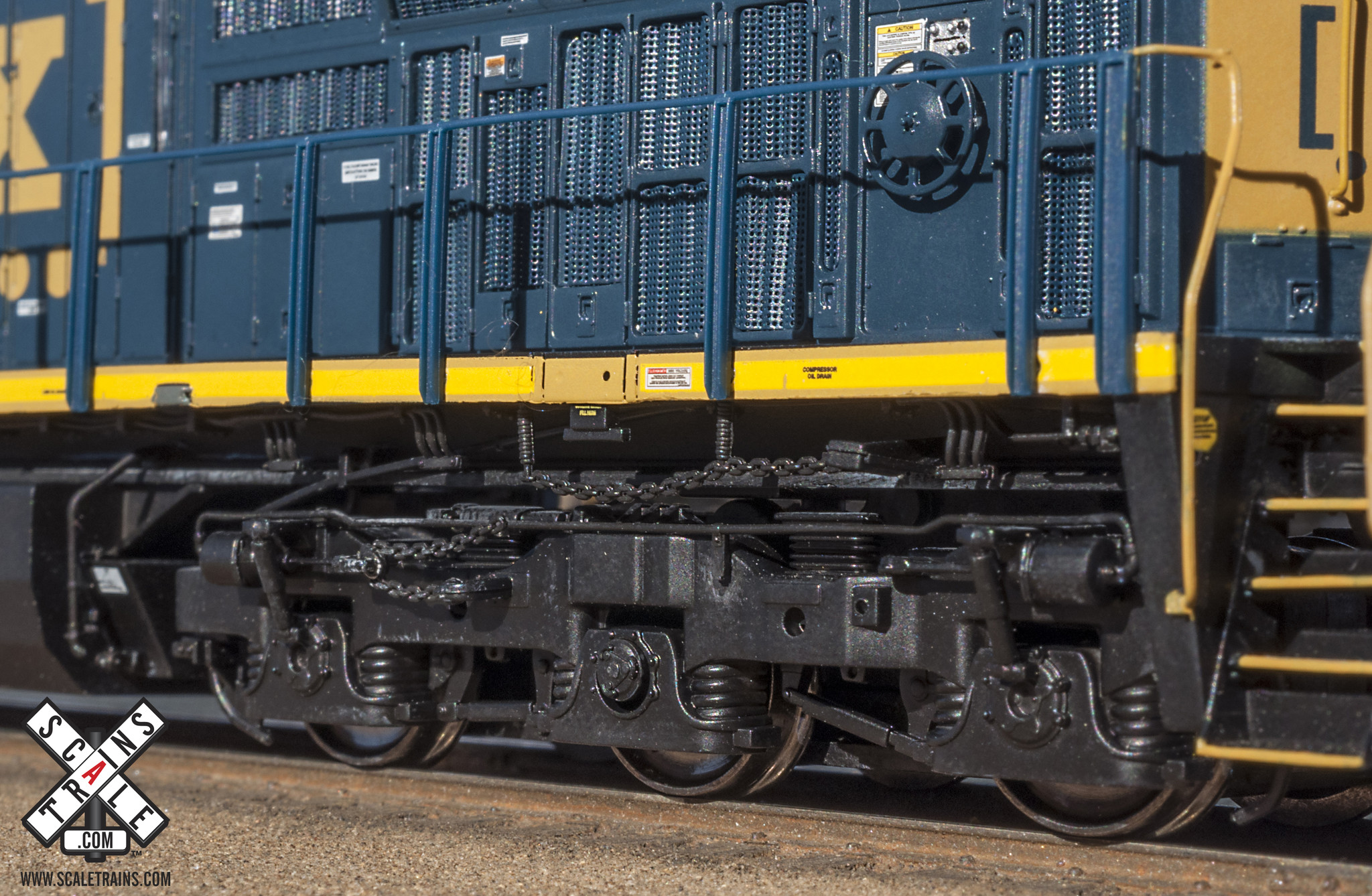 scaletrains火车模型 数码音效ge tier 4 csx/et44ah内燃机车