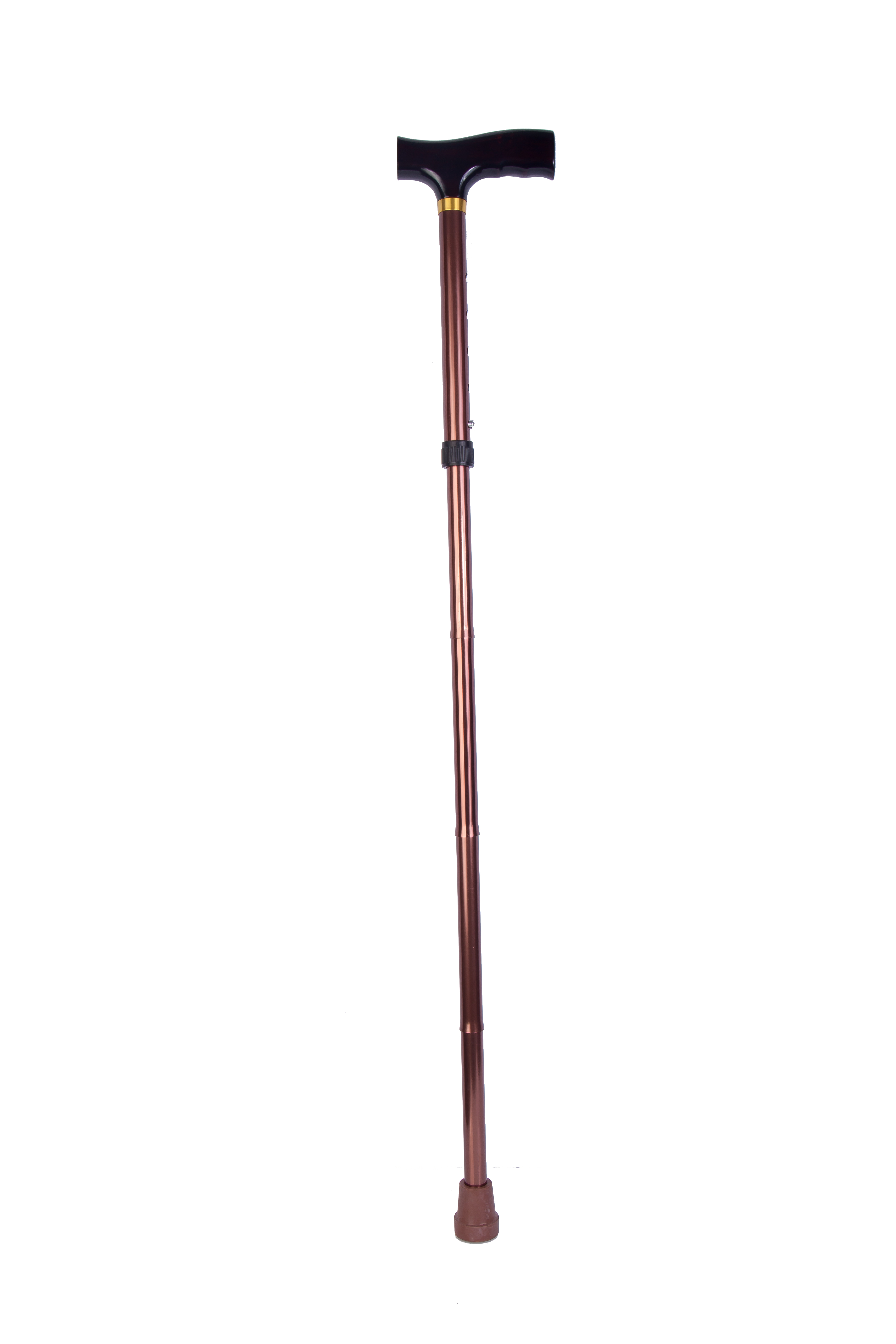 老年人折叠拐杖便携手杖手术后助行杖铝合金户外t柄5节登山杖