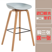 家用吧椅现代简约守揪瓢梢蝜oft吧椅吧台凳吧台椅旋转PP酒吧椅