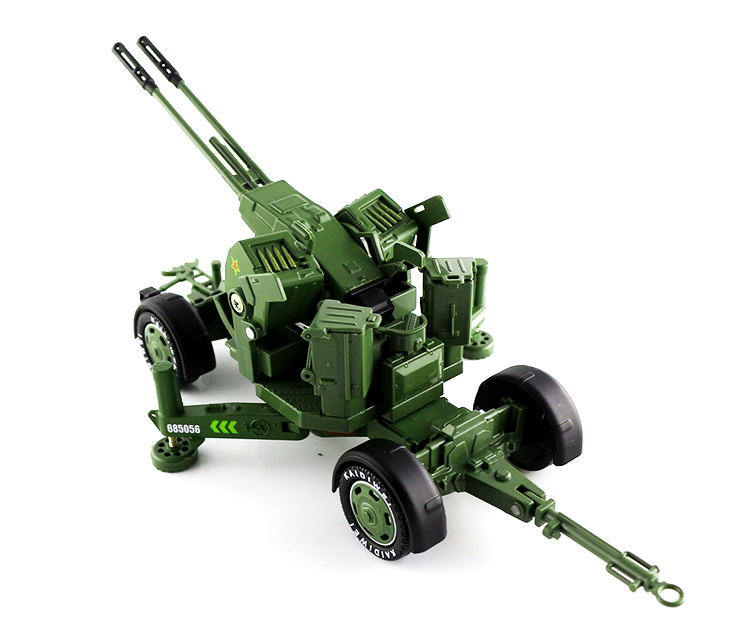 凯迪威合金模型90式高射炮双管连射机关炮防空炮中国军事模型