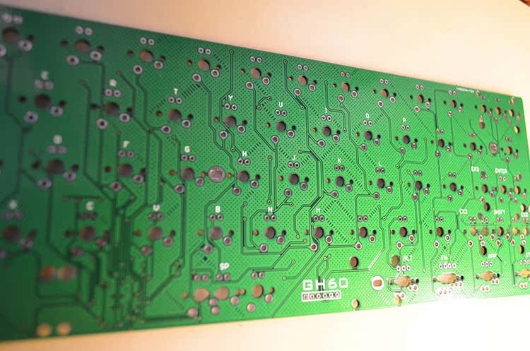 gh60pcb 全灯上灯位线路板pcb套件成品60%机械键盘元件