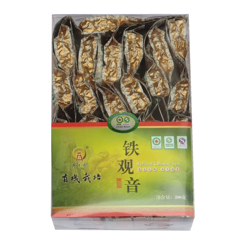 月之港富硒有机茶叶 福建铁观音 浓香型 特级 秋茶 新茶 乌龙茶