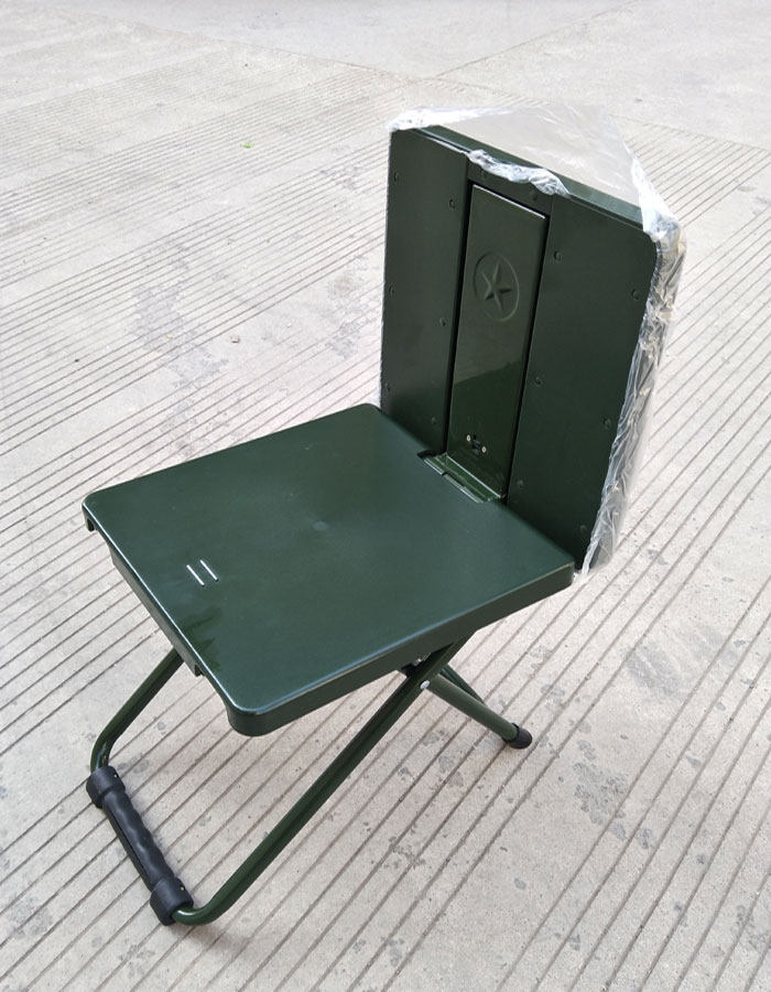 士兵学习椅士兵折叠椅部队新款学习凳军迷户外便携折叠凳写字椅子