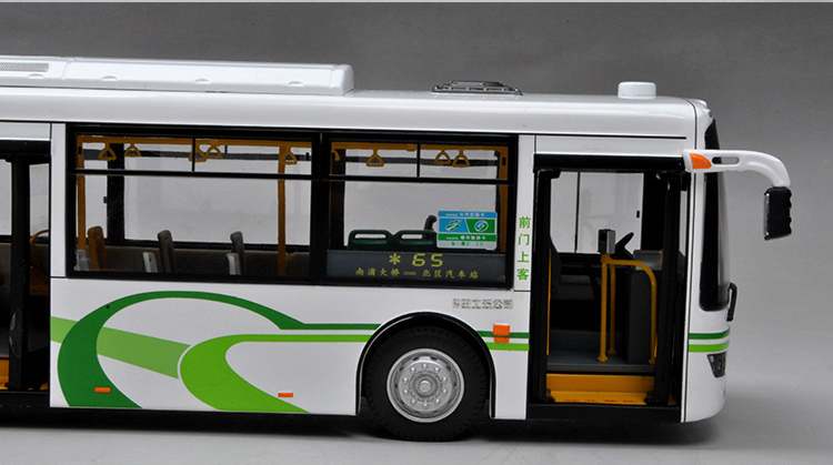 双层大巴士 大号公共汽车模型 合金声光回力开门公交客车玩具实惠