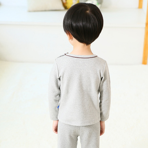 英博伦冬季加厚婴儿童保暖内衣套装 0-1-2-3岁