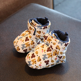 加厚]婴儿棉鞋冬加厚评测 手工婴儿棉鞋鞋样图