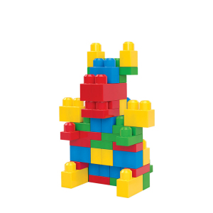 费雪美高1-5岁宝宝玩具大颗粒大积木经典色礼