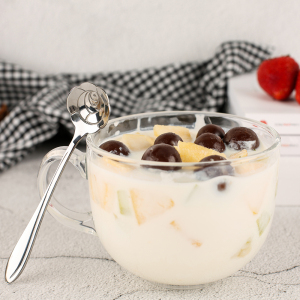 加厚大号玻璃奶茶杯