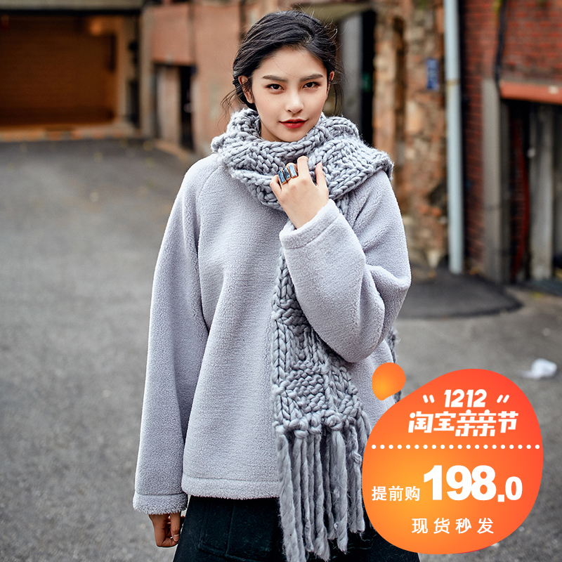 正品[编织 手工围巾]手工编织围巾款式评测 羊绒