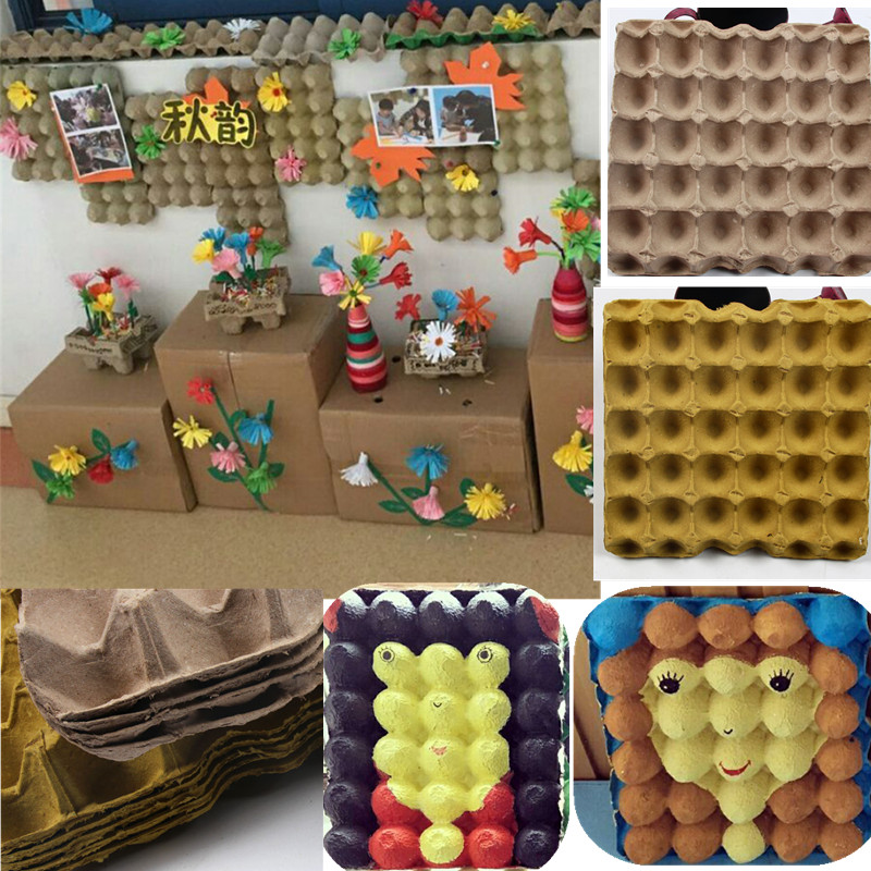 儿童构想区鸡蛋托幼儿园美术创意材料手工画环境布置装饰diy制作