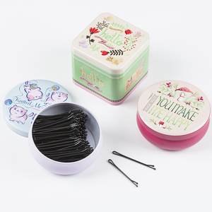 黑色一字小夹子盒装200支