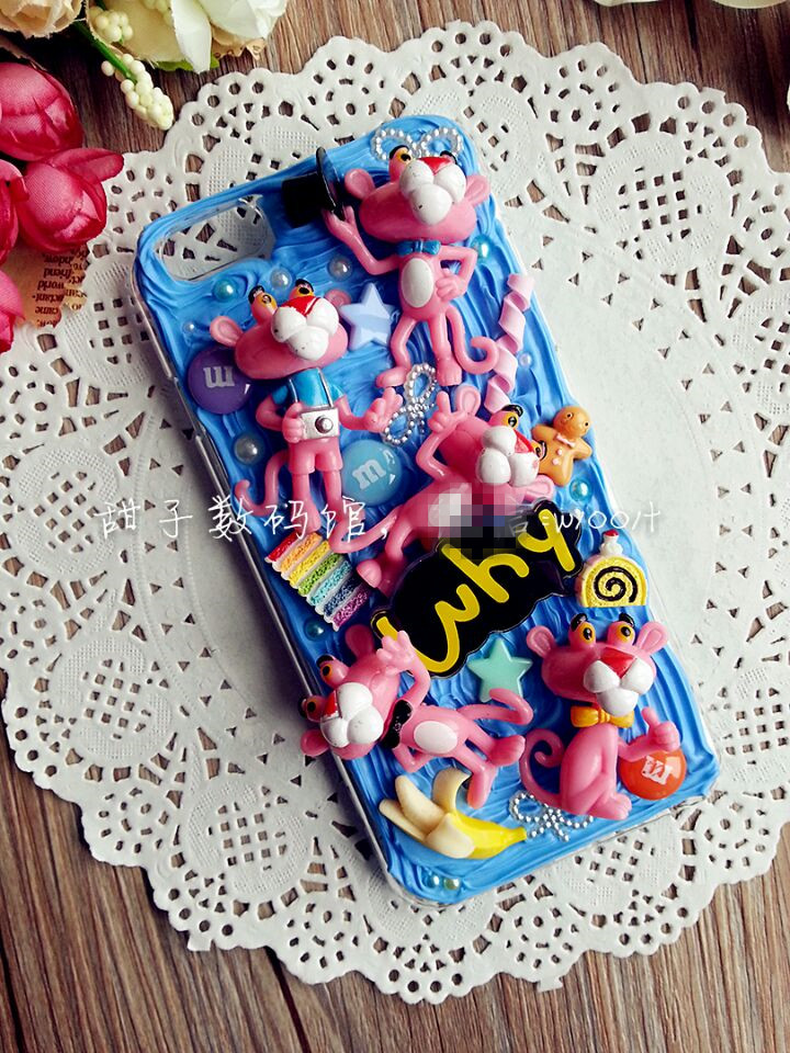 奶油手机壳成品