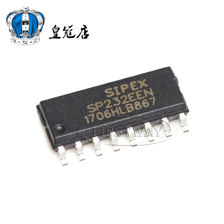 国产 贴片 sp232een-l 收发器 rs232 5v sop-16 16-soic