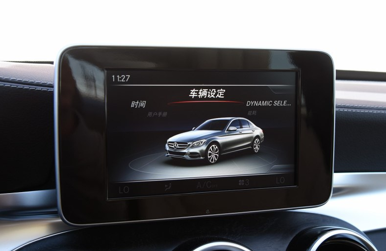 奔驰新款c级 显示屏 仪表台显示屏 车载显示屏 c180l