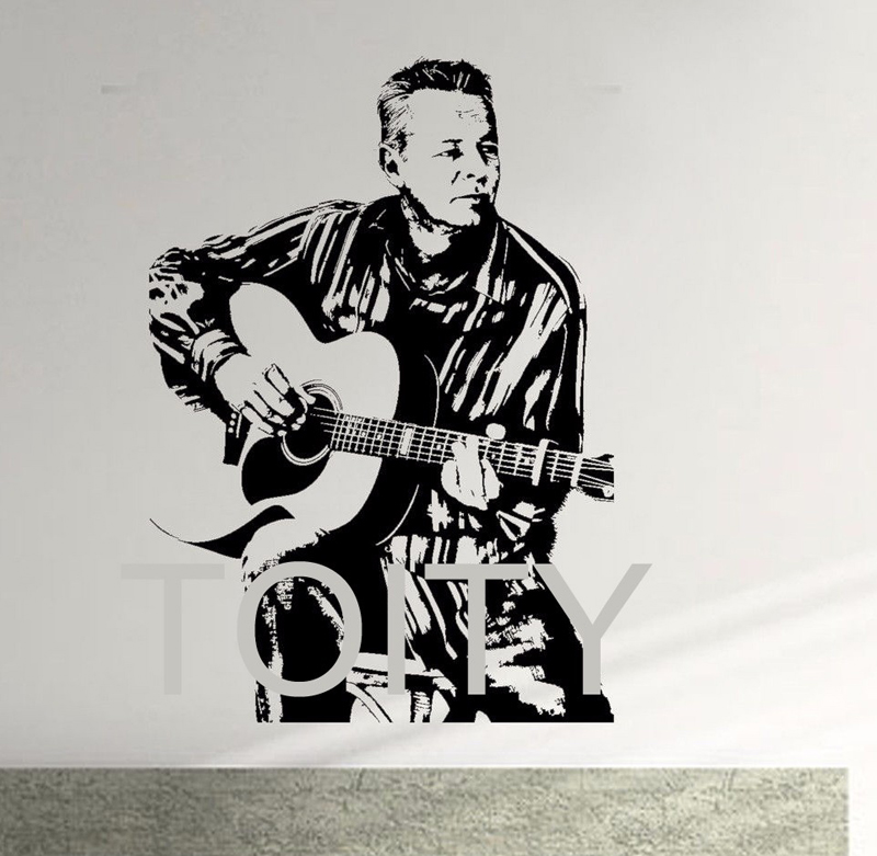 tommy emmanuel 贴画澳大利亚国宝级吉他手贴纸音乐墙贴