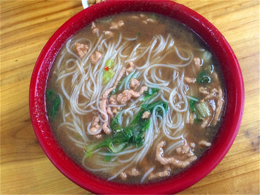 安陆瘦肉粉米粉半干米粉米线湖北米粉手工米粉细米粉米线安陆米粉