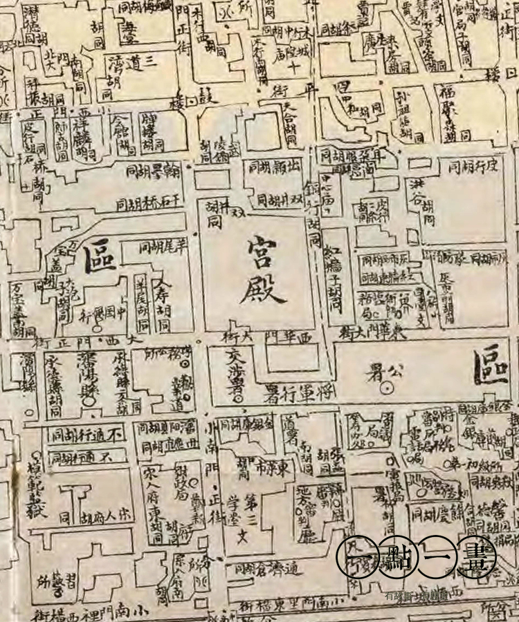 1917奉天省城全图 沈阳老地图 辽宁 复古装饰 新中式shenyang map