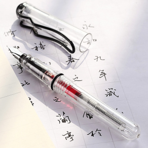 台湾透明示范彩墨钢笔