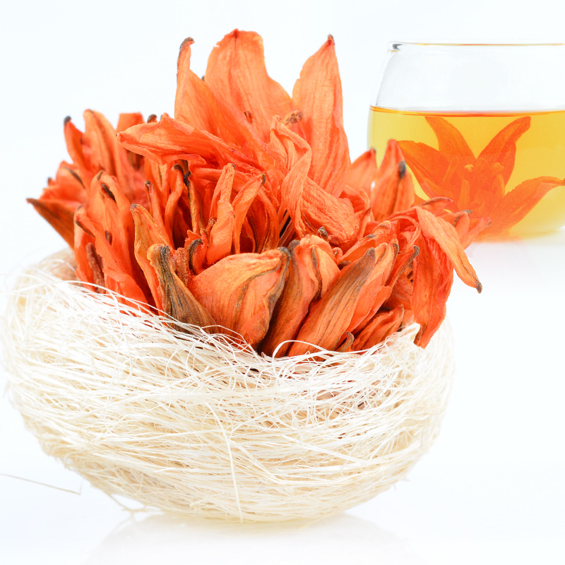 花落谁家 花草茶 百合花茶  干花 兰州百合花 天然 50g