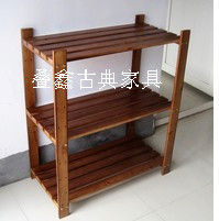 直销实木非洲花梨老榆香樟木格架储物架置物架层架格子书架